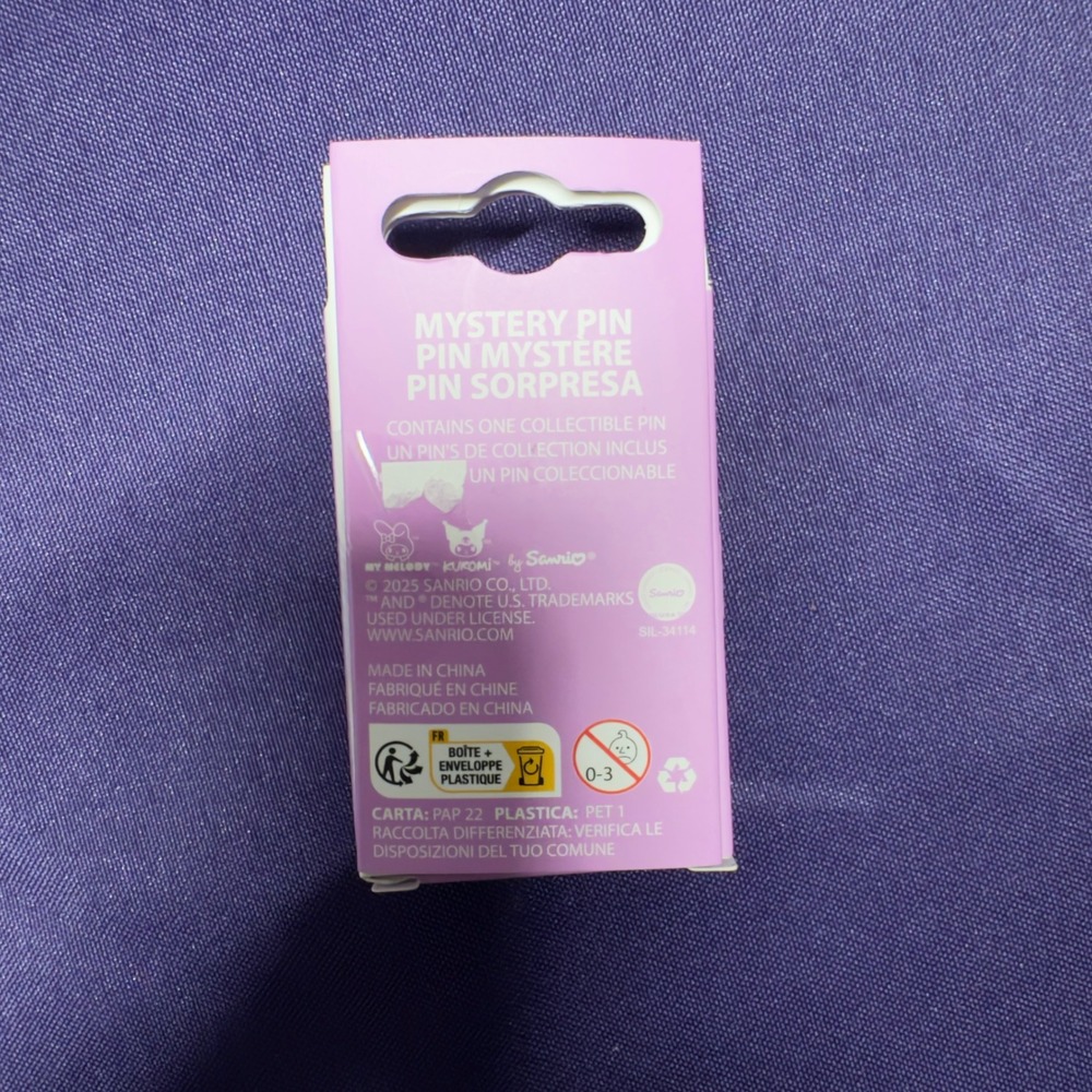 Loungefly Sanrio Mystery Pin My Melody & Kuromi New Sealed Collectible Blind Bag - Picture 3 of 4